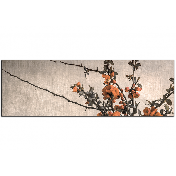 Obraz na plátně - Zátiší kytice - panoráma